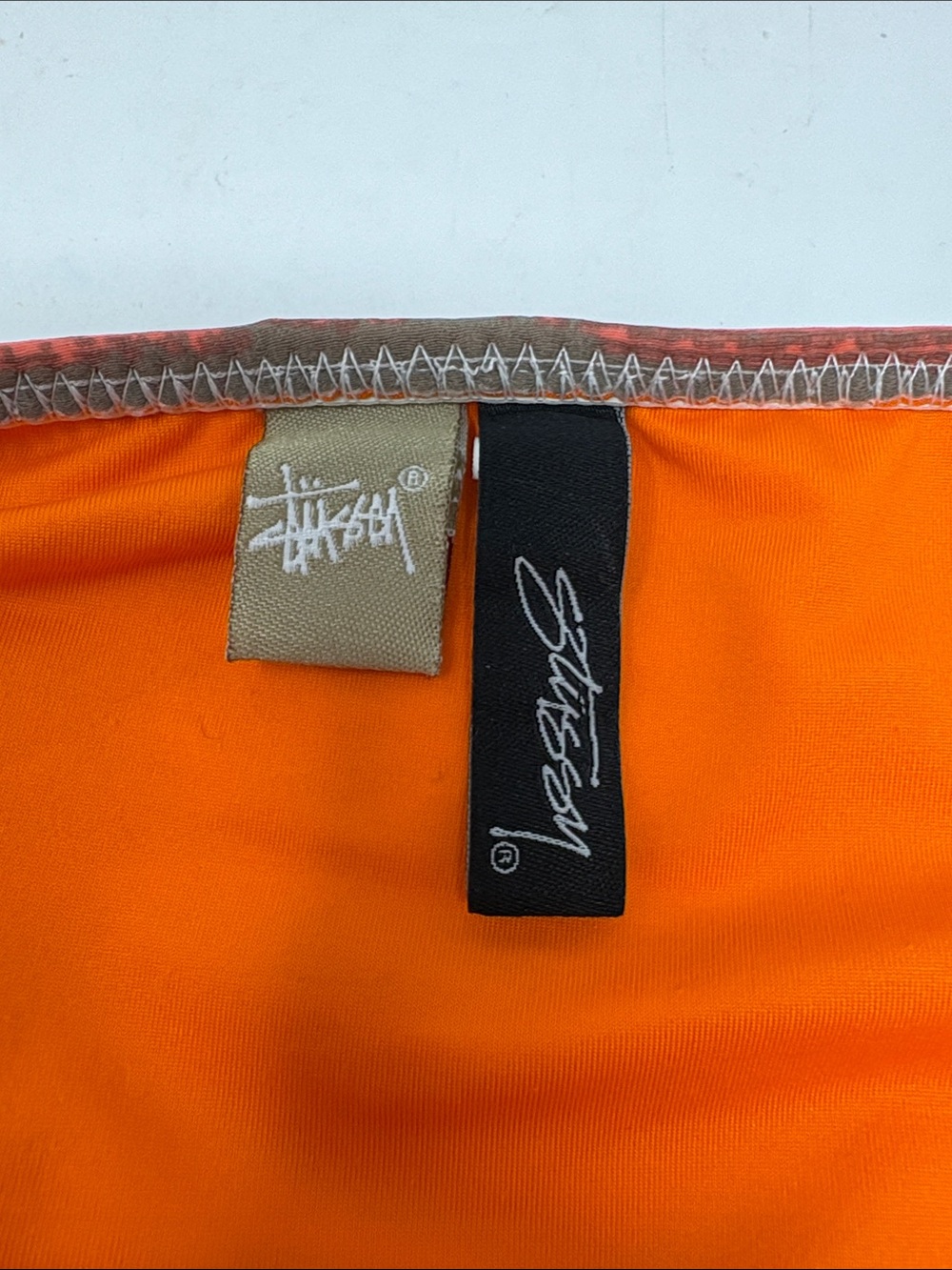 STUSSY 2 Piece Vibrant Stripe Halter Bikini Swimsuit size L - Picture 6 of 7